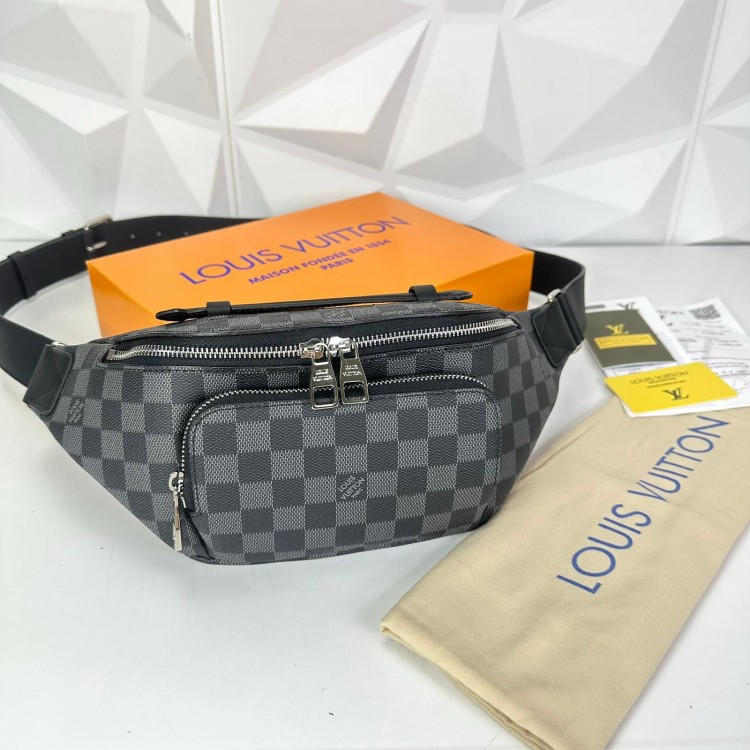 LOUİS VUİTTON RUHS BUMBAG DAMİER GRAPHİTE